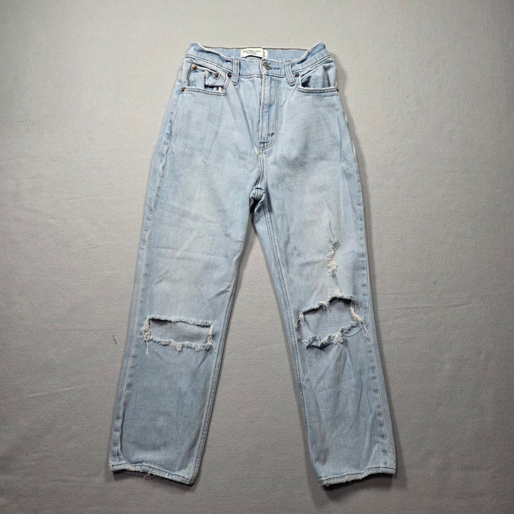 Abercrombie & Fitch Curve Love – The Ankle Straight Ultra High Rise - Size 25/0S